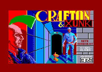 Crafton & Xunk (S) (K7) (1986) screen shot title